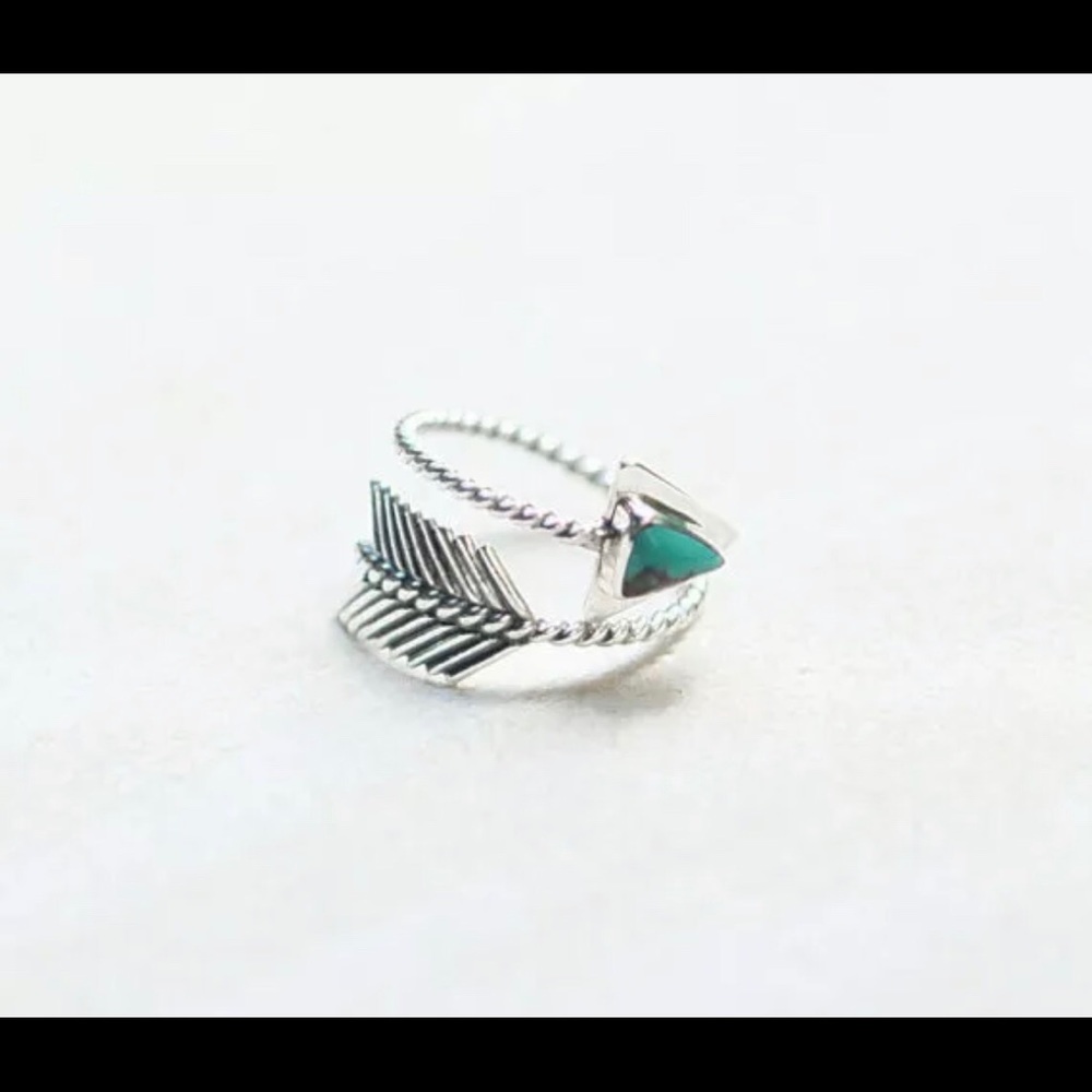Vintage 925 Silver Boho Turquoise